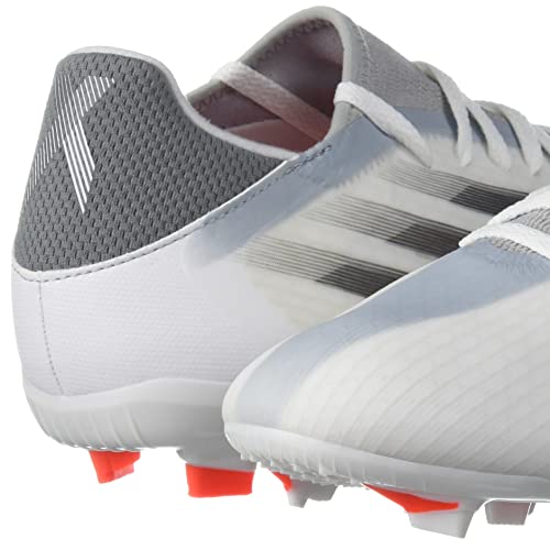 adidas Botas de fútbol para hombre X SPEEDFLOW.3 FG FTWR blanco/hierro met/rojo solar, Ftwr White Iron Met Solar Red, 42 EU