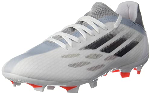 adidas Botas de fútbol para hombre X SPEEDFLOW.3 FG FTWR blanco/hierro met/rojo solar, Ftwr White Iron Met Solar Red, 42 EU