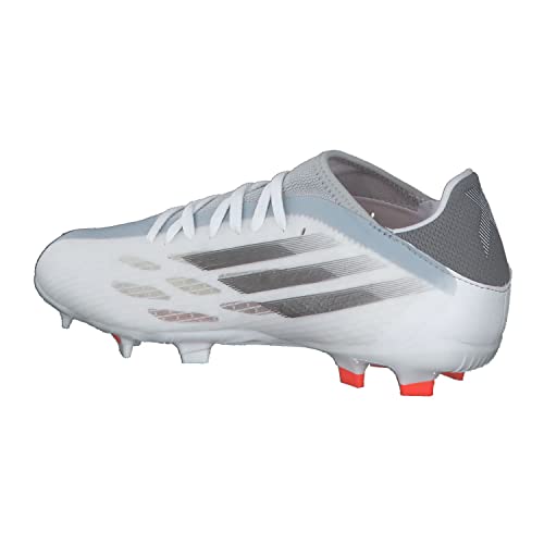 adidas Botas de fútbol para hombre X SPEEDFLOW.3 FG FTWR blanco/hierro met/rojo solar, Ftwr White Iron Met Solar Red, 44 EU