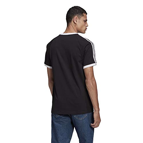 Adidas Camiseta modelo 3-STRIPES TEE, color Negro, talla M