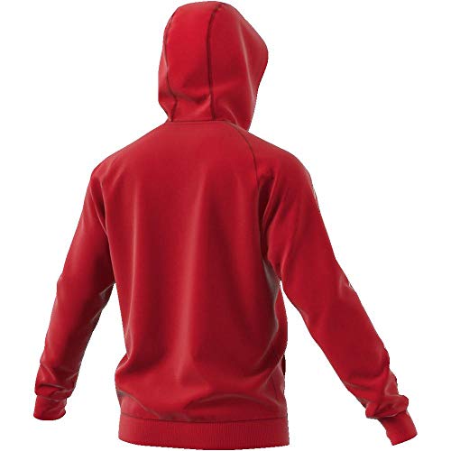 Adidas CORE18 Hoody Sudadera con Capucha, Hombre, Rojo (Rojo/Blanco), 2XL