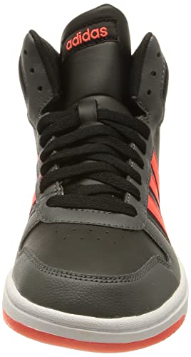 adidas Hoops Mid 2.0, Basketball Shoe, Schwarz Rot Grau Negbás Rojsol Grisei, 39 1/3 EU