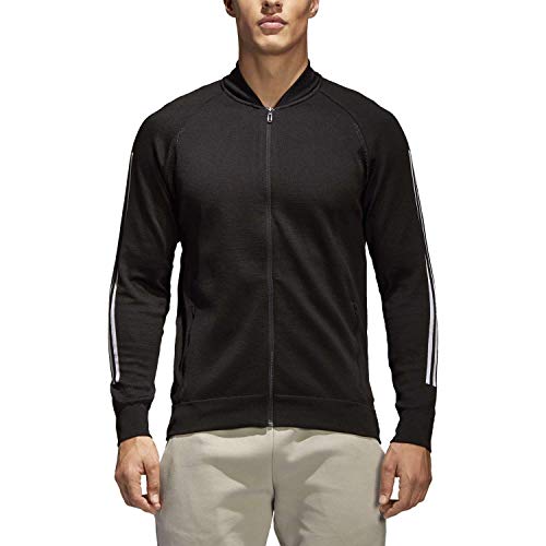 adidas M ID Kn Bomber Chaqueta, Negro (Negro), S para Hombre