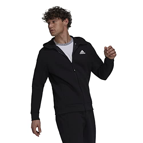 adidas M ZNE Hood Sweatshirt, Black, S Men's