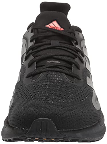 adidas Men's Solar Glide 4 Trail Running Shoe, Black/Night Metallic/Grey, 11.5