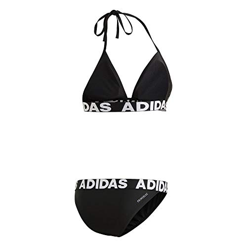 adidas Neckholder Biki Traje de Baño, Mujer, Black, 38