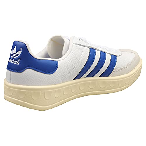 adidas Originals Barcelona, Footwear White-Blue-Cream White, 10