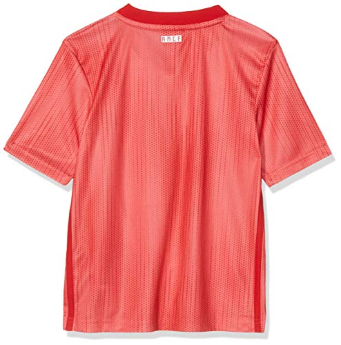 adidas Real 3 JSY Y Camiseta, Niños, Multicolor (Correa/Rojviv), 164