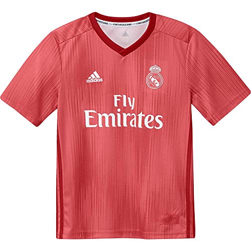 adidas Real 3 JSY Y Camiseta, Niños, Multicolor (Correa/Rojviv), 164