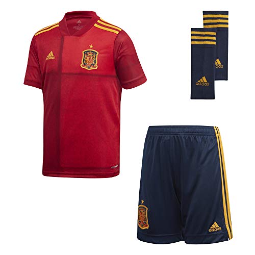 Adidas Selección Española Temporada 2020/21 Conjunto Primera equipación, Unisex Niños, rojvic, 140