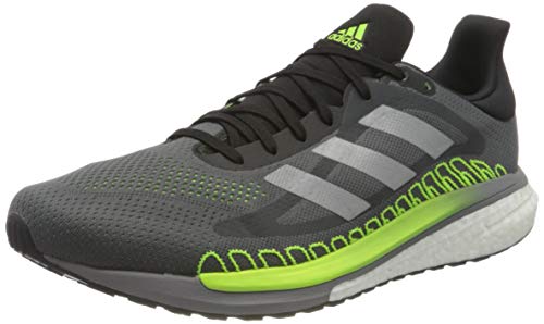 adidas Solar Glide St 3, Zapatillas de Atletismo Hombre, Grefiv/Silvmt/Siggnr, 41 1/3 EU