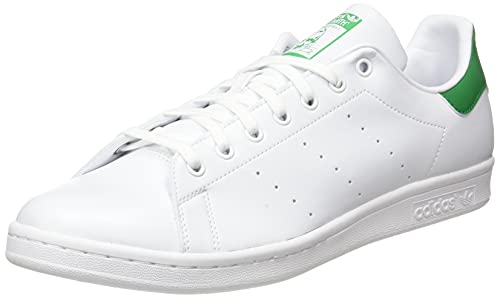 adidas Stan Smith, Sneaker Hombre, Footwear White/Footwear White/Green, 42 EU