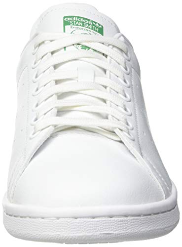 adidas Stan Smith Vegan, Sneaker Hombre, Footwear White/Green/Footwear White, 40 EU