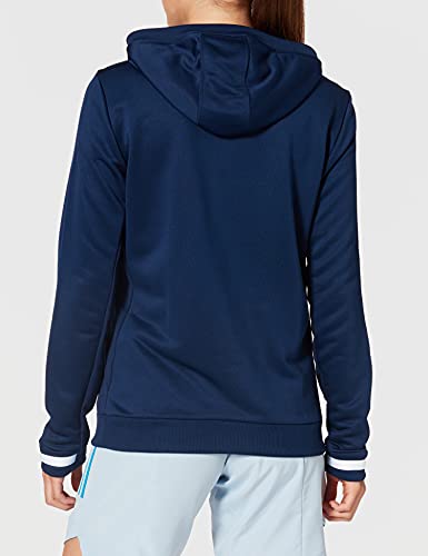 adidas T19 Hoody W Sudadera, Mujer, Team Navy Blue/White, S