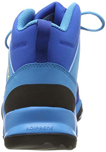 Adidas Terrex Ax2R Mid CP K, Zapatillas de Marcha Nórdica Unisex Niños, Azul (Blue Beauty/Core Black/Shock Yellow Blue Beauty/Core Black/Shock Yellow), 32 EU