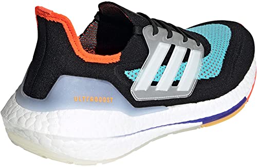 adidas Ultraboost 21, Zapatillas de Running Hombre, NEGBÁS/FTWBLA/AGUPUL, 46 EU