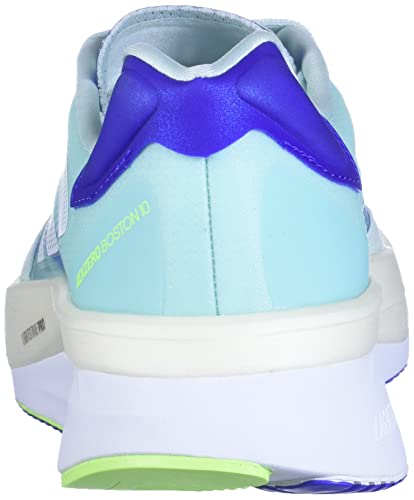 adidas Women's Adizero Boston 10 Halo Mint/FTWR White/Sonic Ink 7