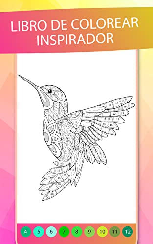 Adults Stress Relieve Coloring Book By Numbers with Animation