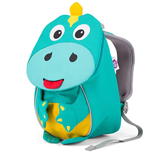 Affenzahn Mochilas 1-3 Años Dinosaurio (Novedad) Mochila Infantil, 18 cm, Multicolor