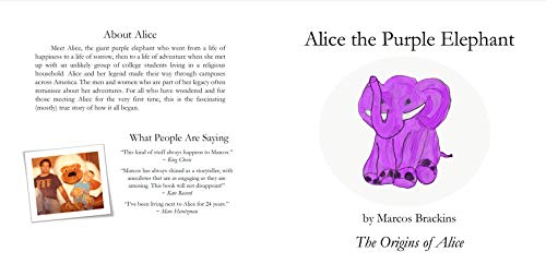Alice the Purple Elephant: The Origins of Alice (English Edition)