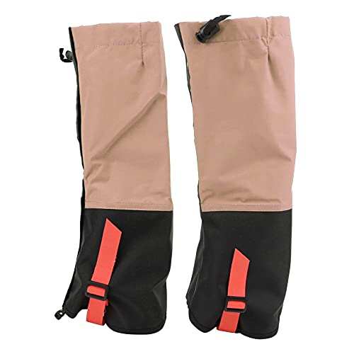 Alomejor Polainas de Senderismo, 1 par, Impermeables, para niños, Desierto, a Prueba de Arena, para Zapatos, Polainas, Polainas, para Botas, para Caminar/Montar a Caballo(Flesh Pink)