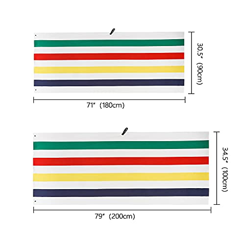 Amazon Brand - Eono Toallas de Microfibra para la Playa, compactas, Ligeras, de Secado rápido, tamaño Extragrande para Camping, Viajes y Senderismo