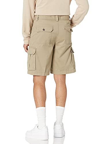 Amazon Essentials Classic-Fit Cargo Short Pantalones Cortos, Marrón Caqui Oscuro, 34W