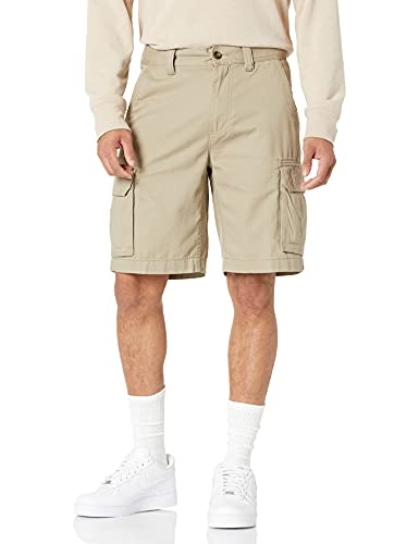 Amazon Essentials Classic-Fit Cargo Short Pantalones Cortos, Marrón Caqui Oscuro, 34W