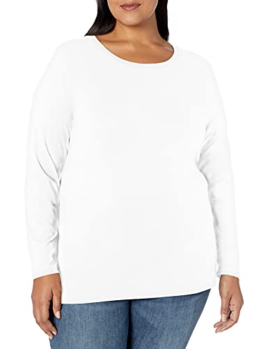 Amazon Essentials Long-Sleeve T-Shirt Novelty-t-Shirts, Blanco, Medium