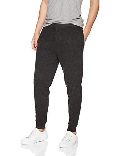 Amazon Essentials – Pantalón de chándal de forro polar para hombre, Gris (Charcoal), US L (EU L)