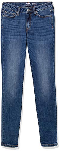 Amazon Essentials Skinny Jean Vaqueros, Azul Medio, 50 Corto