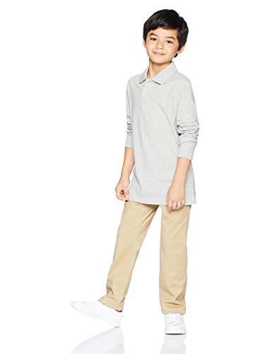 Amazon Essentials Straight Leg Flat Front Uniform Chino Pant Pants, Caqui, 8(S) US