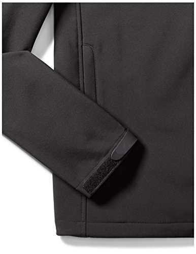 Amazon Essentials Water-Resistant Softshell Jacket Chaqueta, Negro (Black), Medium