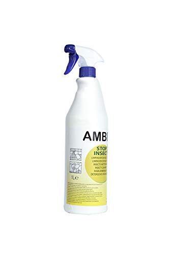 Ambiti Stop Insect, desengrasante Especial para desincrustar Insectos en la carroceria+ Acrylic Cleaner 500 ml, Limpiador antiestitico de Cristales y claraboyas