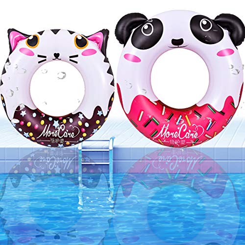 Anillo De Natación, Senteen 2pcs Flotador Hinchable Útil Rueda Hinchable De Piscina Durable Flotador De Piscina Swimming Ring Inflatable Pool Toys Juguete De Fiesta De para Verano Al Aire Libre