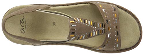 ARA Hawaii, Sandalias con Tira de T Mujer, Beige Pardo 75, 43 EU