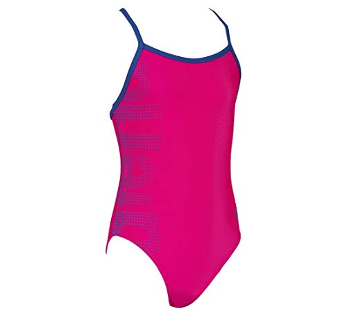 ARENA Logo Kids Girl One Piece, Niños, Freak Rose/Royal, 2-3