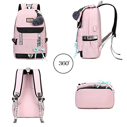 Asge Mochila Mujer Casual Mochilas Escolares Mochila Portatil Escolar Niña Bolsos Grandes