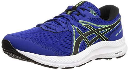 Asics Gel-Contend 7, Zapatillas para Correr Hombre, Monaco Blue/Black, 46 EU