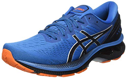 Asics Gel-Kayano 27, Road Running Shoe Hombre, Reborn Blue/Black, 42 EU