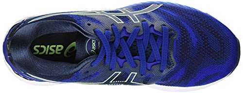 Asics Gel-Nimbus 23, Zapatillas para Correr Hombre, Monaco Blue/Bright Lime, 42.5 EU