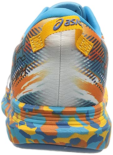 Asics Gel-Noosa Tri 13, Road Running Shoe Hombre, Digital Aqua/Marigold Orange, 41.5 EU