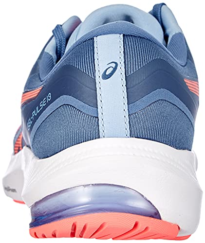 Asics Gel-Pulse 13, Zapatillas para Correr Mujer, Storm Blue/Blazing Coral, 39 EU