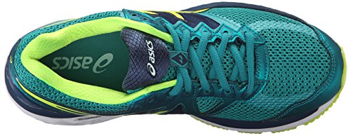 ASICS Tenis de correr GT-2000 4 para mujer, azul (Lapislázul/Amarillo/Soothing Sea (lapis/safety yellow/soothing sea)), 36