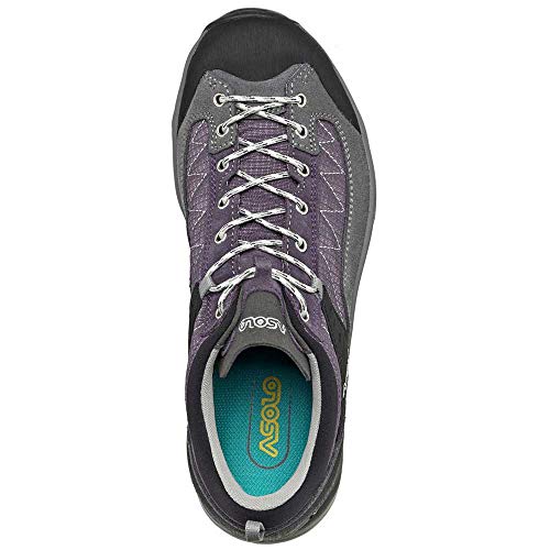 Asolo Pipe GV Ml, Zapatillas de montaña Mujer, Grey/Purple, 38 EU