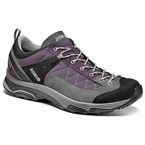 Asolo Pipe GV Ml, Zapatillas de montaña Mujer, Grey/Purple, 38 EU