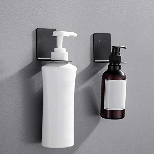 Atyhao Soporte de dispensador de Botellas de Bomba de jabón montado en la Pared de Acero Inoxidable Percha de Soporte Baño Artículos de Cocina Accesorios de baño Bastidores Montados en la Pared