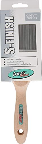 Axux Décor AXU/BG3 - Brocha de pintura (7,6 cm), color gris