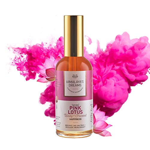 Ayurveda Naturkosmetik Pink Lotus Aceite corporal y facial de Himalaya 's Dreams