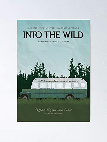 AZSTEEL Into The Wild - Póster de autobús mágico